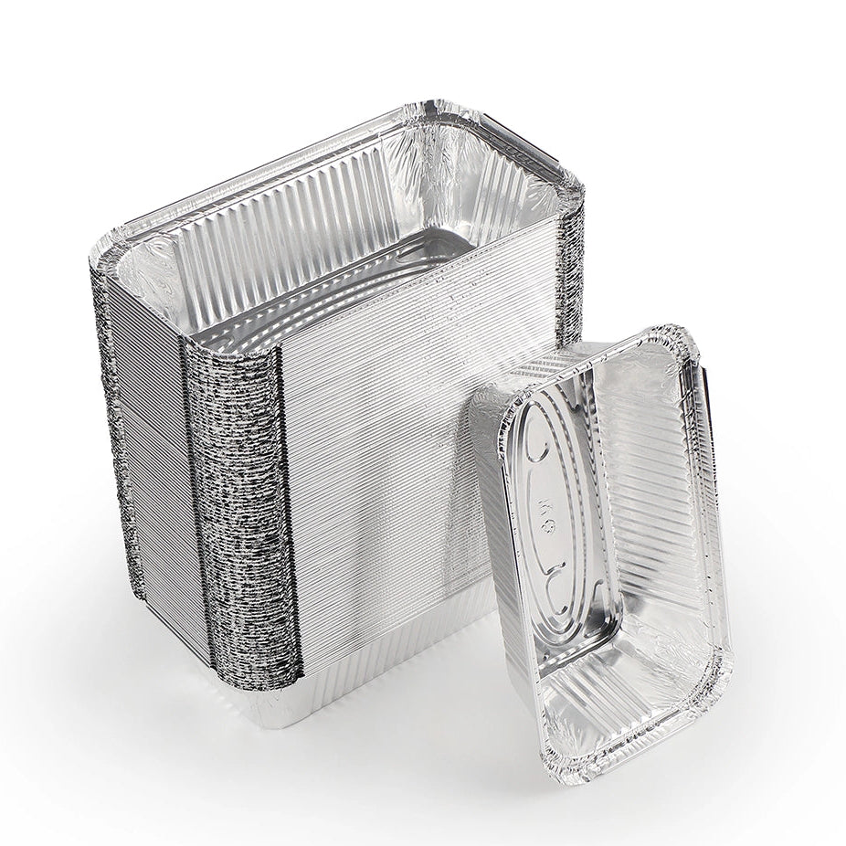 No6 Foil Containers With Lid 1x500