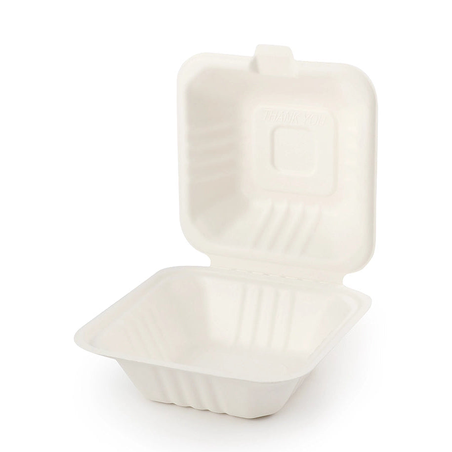 BG6 Bagasse Burger Box 500pcs