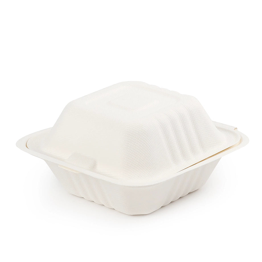 BG6 Bagasse Burger Box 500pcs