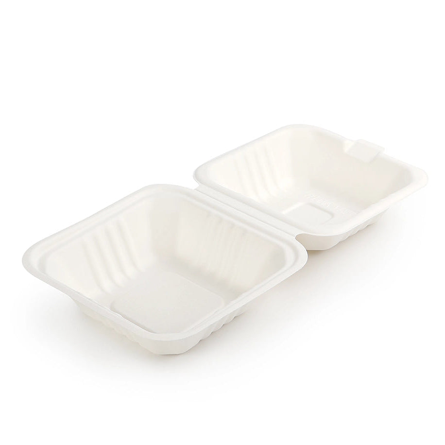 BG6 Bagasse Burger Box 500pcs