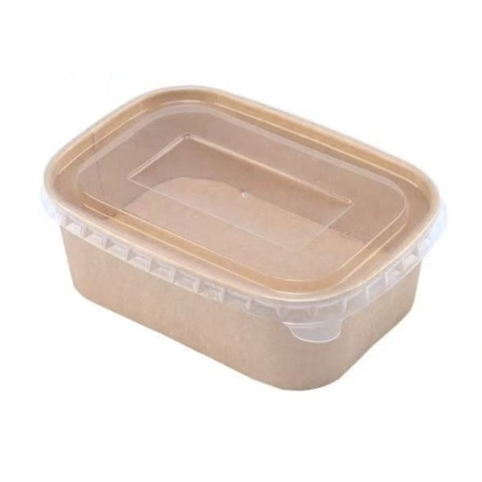 C750 Kraft Containers & Lids 1x300
