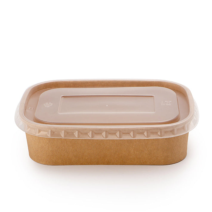 C500 Kraft Containers & Lids 1x300