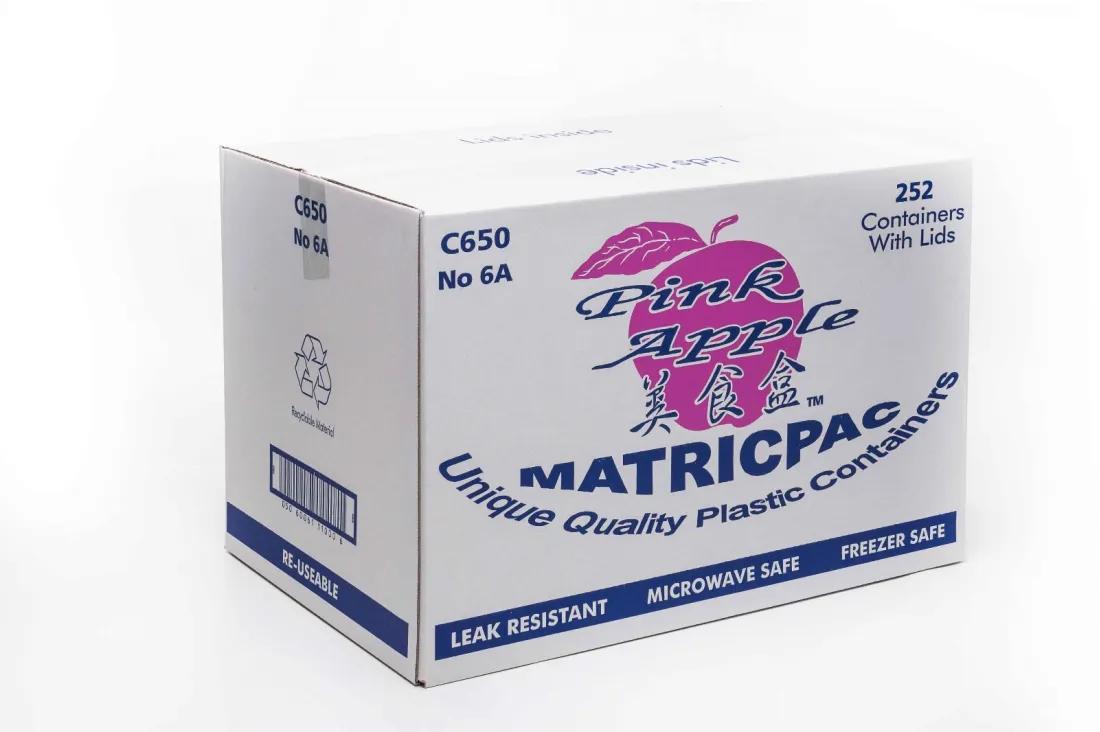 Pink Apple C650 Container & Lids 1x252