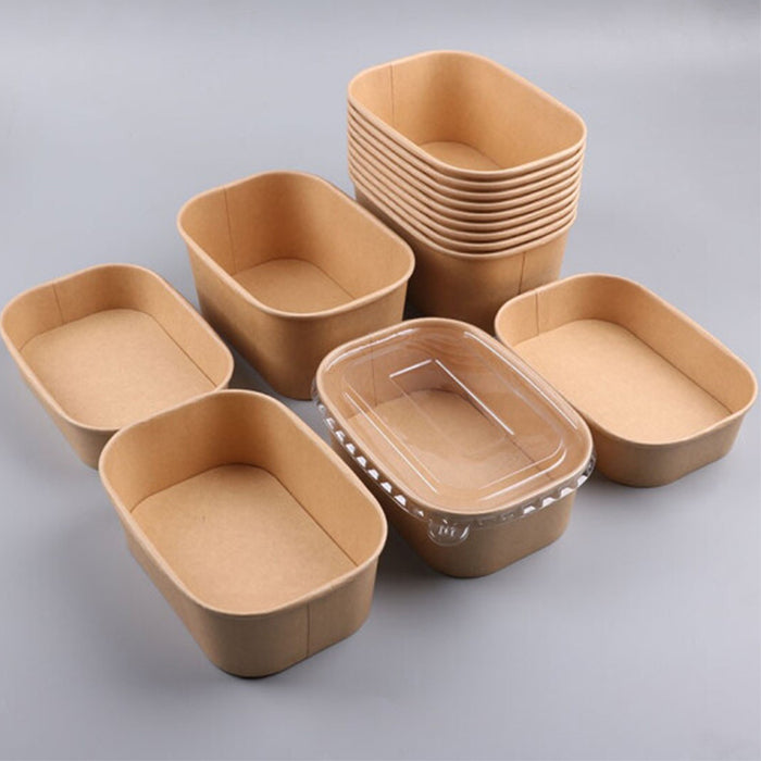 C750 Kraft Containers & Lids 1x300